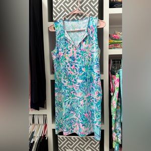 Lilly Pulitzer Johanna Dress in Ibiza Blue Cabana Cocktail